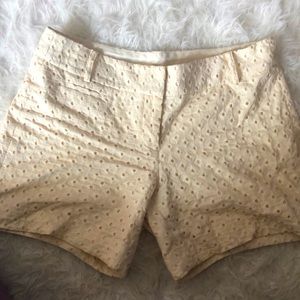 Loft cream shorts
